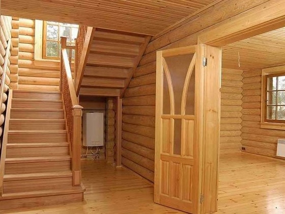 Внутренняя отделка стен деревянного дома, отделка частных домов под ключ